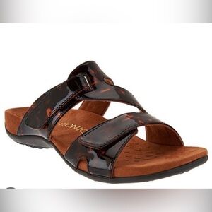 Vionic Women’s Brown Multi Lauren Slip On Orthopedic Sandals Women's Size 9